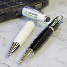 Load image into Gallery viewer, Custom Printed Exocet 4GB Flash Drive Ball Pen with Logo
