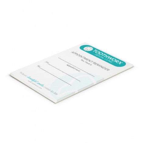 Custom Printed A7 Note Pad - 25 Leaves with Logo