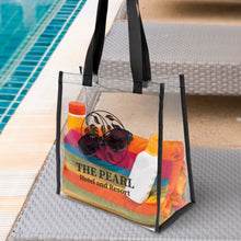 Load image into Gallery viewer, Custom Printed Clarity Tote Bags with Logo
