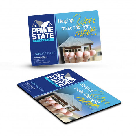 Custom Printed Fridge Magnet 140 x 100mm - Rectangle with Logo