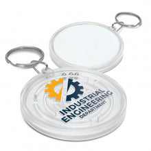 Load image into Gallery viewer, Custom Printed Puzzle Key Ring with Logo
