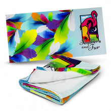 Load image into Gallery viewer, Custom Printed Picasso Beach Towel  with Logo
