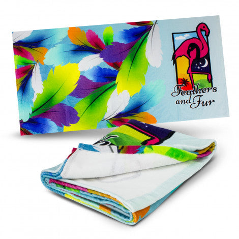 Custom Printed Picasso Beach Towel  with Logo
