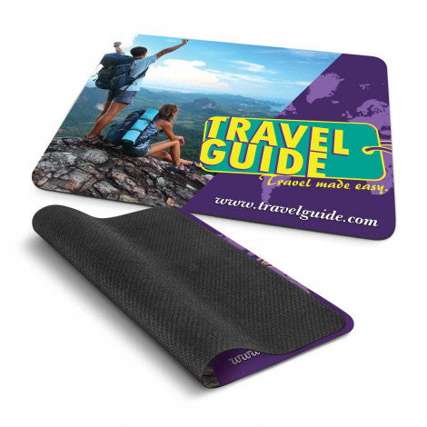 Custom Printed Travel Mouse Mat with Logo