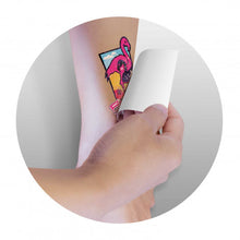 Load image into Gallery viewer, Custom Printed Temporary Tattoo Glitter - 51mm x 76mm with Logo

