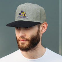 Load image into Gallery viewer, Custom Printed Chisel Flat Peak Cap with Logo
