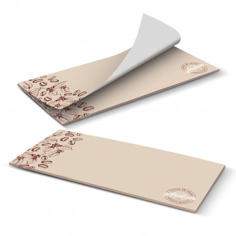 Custom Printed DLE Horizontal Note Pad - 25 Leaves with Logo