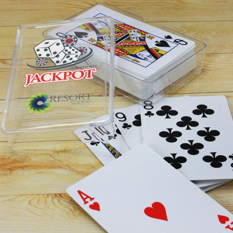 Custom Printed Saloon Playing Cards with Logo
