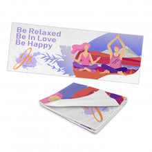 Load image into Gallery viewer, Custom Printed Zen Yoga Towel with Logo
