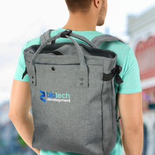 Load image into Gallery viewer, Custom Printed Newport Tote Backpacks with Logo
