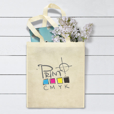 Custom Printed Avanti Natural Look Tote Bags with Logo