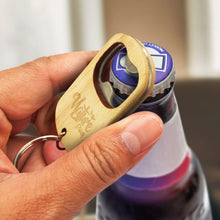 Load image into Gallery viewer, Custom Printed Malta Bottle Opener Key Ring with Logo
