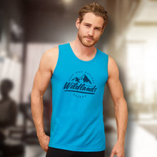 Load image into Gallery viewer, Custom Printed SOLS Sporty Mens Tank Top with Logo
