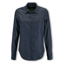 Load image into Gallery viewer, SOLS Barry Womens Denim Shirt
