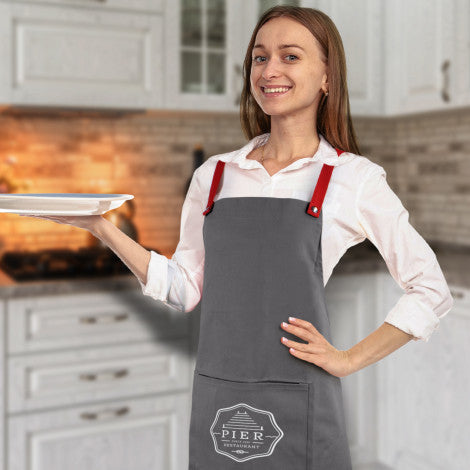 Custom Printed Cuisine Bib Apron - Mix and Match with Logo