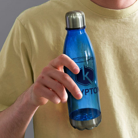 Custom Printed Mirage Translucent Bottle - Flip Lid with Logo