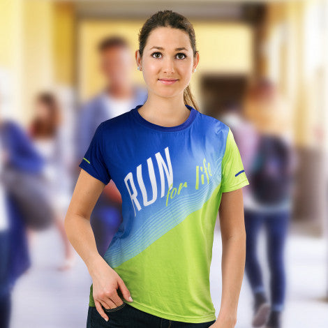 Custom Printed Womens Sports T-Shirt with Logo