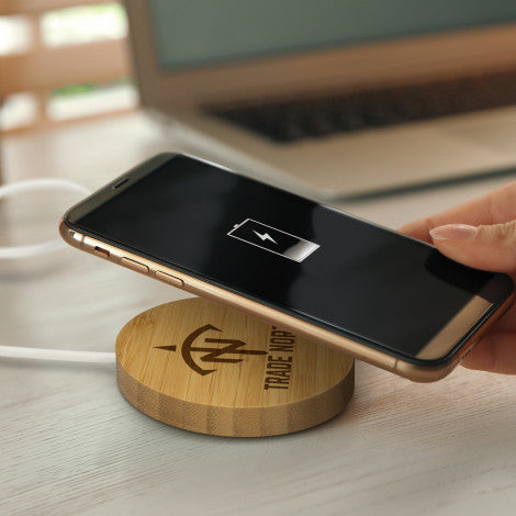 Custom Printed Magnetic Wireless Fast Charger with Logo
