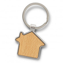 Load image into Gallery viewer, Santo House Shaped Key Ring
