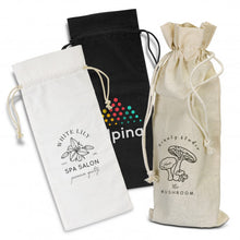 Load image into Gallery viewer, Cotton Wine Drawstring Bag
