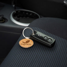 Load image into Gallery viewer, Custom Printed Santo Key Ring - Round with Logo
