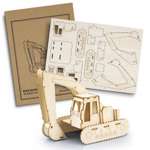 Load image into Gallery viewer, Custom Printed BRANDCRAFT Excavator Wooden Model with Logo
