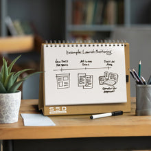 Load image into Gallery viewer, Custom Printed Desk Whiteboard Notebook New Item with Logo

