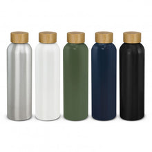 Load image into Gallery viewer, Eden Aluminium Bottle Bamboo Lid
