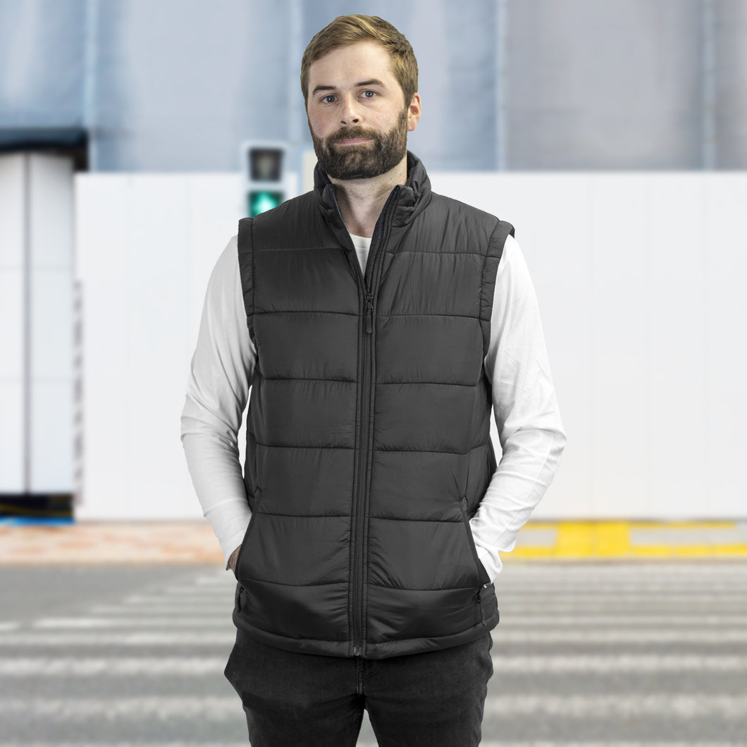 Custom printed TRENDSWEAR Milford Mens Puffer Vest with Your Logo