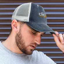 Load image into Gallery viewer, Custom Printed Faded Trucker Cap with Logo
