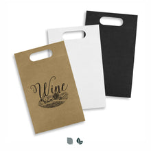Load image into Gallery viewer, Die Cut Paper Wine Bag
