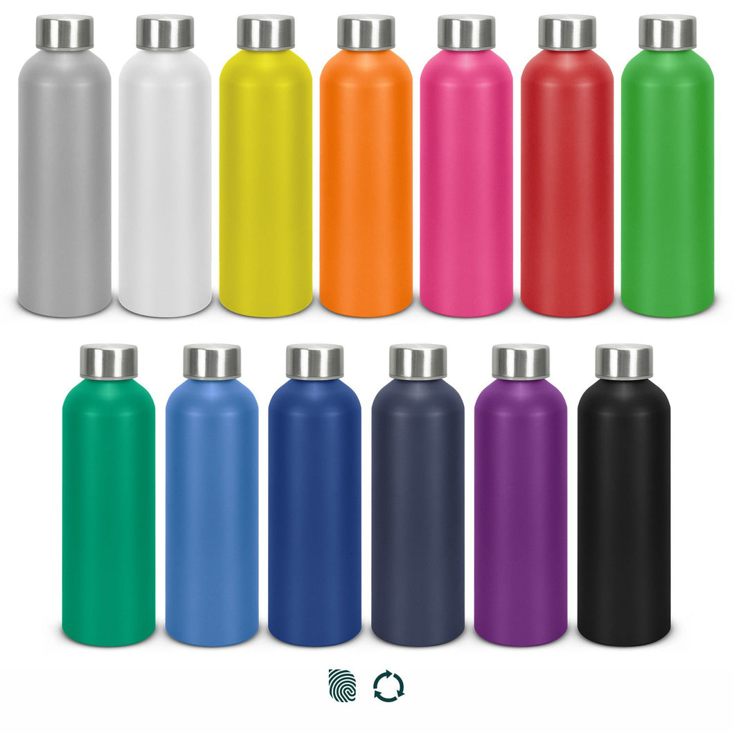 custom printed Recycled Aluminium Bottle with your logo