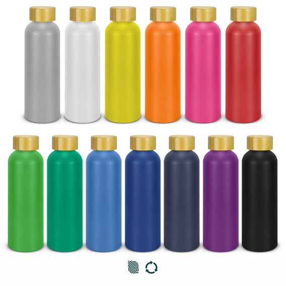 custom printed recycled Aluminium Bottle with your logo