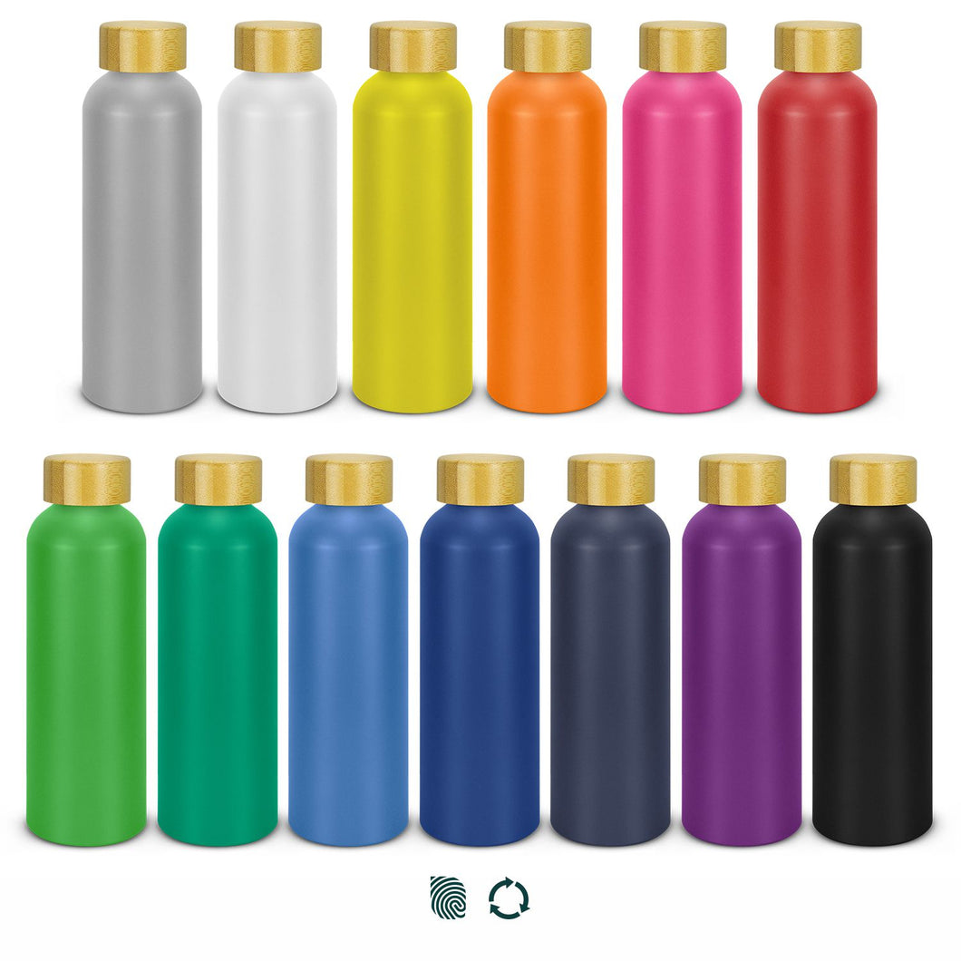 custom printed recycled Aluminium Bottle with your logo