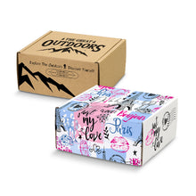 Load image into Gallery viewer, Custom printed promotional Die Cut Box with Locking Lid

