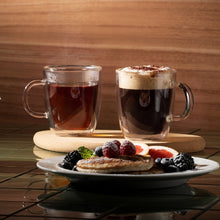 Load image into Gallery viewer, Custom printed promotional Bodum Bistro Double Wall Mugs - Set of 2
