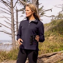 Load image into Gallery viewer, Custom printed promotional Cutter &amp; Buck Roam Womens Half Zip Jacket
