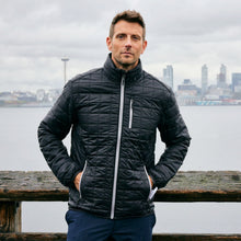 Load image into Gallery viewer, Custom printed promotional Cutter &amp; Buck Rainier Mens Jacket
