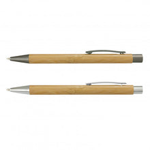 Load image into Gallery viewer, Custom Printed Lancer Bamboo Pen with Logo
