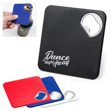 Load image into Gallery viewer, Custom Printed Coaster Bottle Opener with Logo
