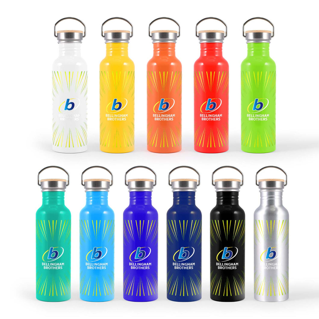 Custom Printed Chat Recycled Aluminium Drink Bottle with Logo