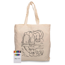 Load image into Gallery viewer, Squiggle Calico bag + Crayon set
