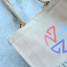 Load image into Gallery viewer, Jabali Jute Tote Bag
