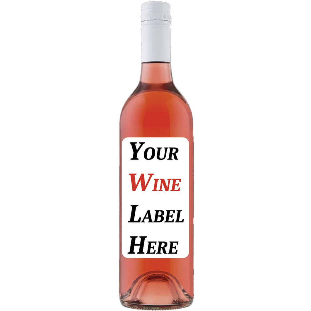 Custom Printed Fifty Acre Rosé with Logo