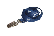 Load image into Gallery viewer, Custom Printed Budget Lanyard 15mm Screen Printed Alligator Clip with Logo
