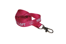 Load image into Gallery viewer, Custom Printed Budget Lanyard 15mm Screen Printed Carabiner Clip with Logo

