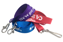 Load image into Gallery viewer, Custom Printed Lanyard Aquarius Premium 20mm PRINTED &quot;Very Popular&quot; with Logo
