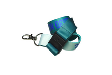 Load image into Gallery viewer, Custom Printed Lanyard 20mm Budget Full Colour Carabiner Clip &amp; Breakaway with Logo
