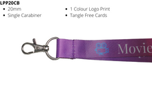 Load image into Gallery viewer, Lanyard 20mm Premium Full Colour Carabiner Clip
