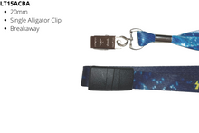 Load image into Gallery viewer, Local Taurus Lanyard 15mm Full Colour Alligator Clip &amp; Breakaway
